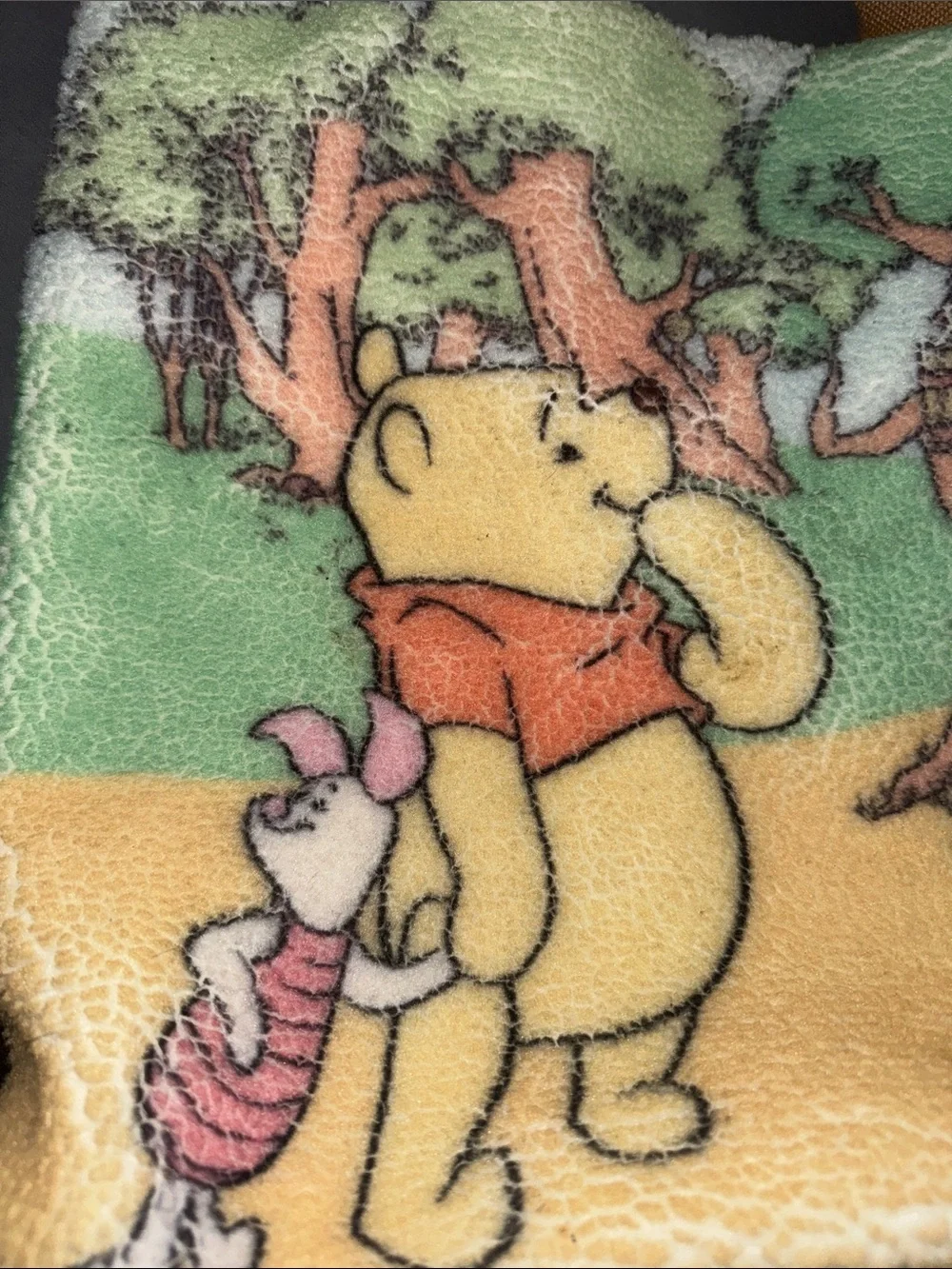 Disney Winnie the Pooh Plush Tote Bag - Yellow, Green, Tan